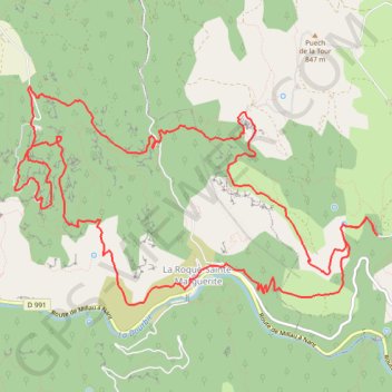 Itinéraire ppp, distance, dénivelé, altitude, carte, profil, trace GPS