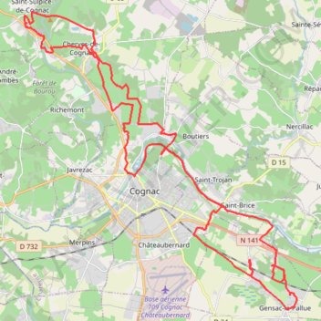 Itinéraire 2024-06-12-14-08-59, distance, dénivelé, altitude, carte, profil, trace GPS