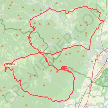 Itinéraire De Dambach-la-Ville à Col de Fouchy, distance, dénivelé, altitude, carte, profil, trace GPS
