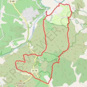 Itinéraire Vidauban le pont de fer, distance, dénivelé, altitude, carte, profil, trace GPS