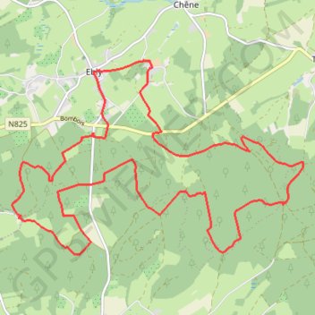 Itinéraire Rando Pédales - 19kms, distance, dénivelé, altitude, carte, profil, trace GPS