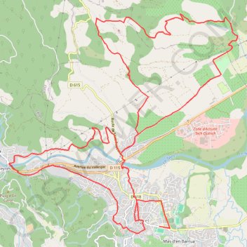 Itinéraire LA MYSTIQUE, distance, dénivelé, altitude, carte, profil, trace GPS