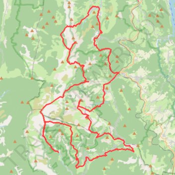 Itinéraire Vercors Rando jour 1, distance, dénivelé, altitude, carte, profil, trace GPS