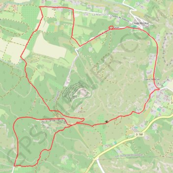 Itinéraire Petit_Parcours_9_km, distance, dénivelé, altitude, carte, profil, trace GPS