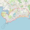 Itinéraire Randonnée autour de Carnac, distance, dénivelé, altitude, carte, profil, trace GPS