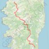 Itinéraire GR20® : à travers la montagne corse, distance, dénivelé, altitude, carte, profil, trace GPS