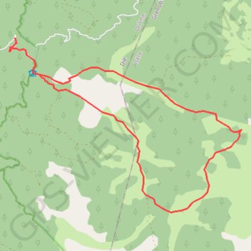 Itinéraire La Coche - Gde Cabane, distance, dénivelé, altitude, carte, profil, trace GPS