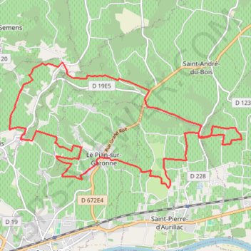 Itinéraire Le Pian sur Garonne, distance, dénivelé, altitude, carte, profil, trace GPS