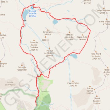 Itinéraire Lac autier, distance, dénivelé, altitude, carte, profil, trace GPS