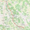 Itinéraire Circuit Véloroute - "Rayonnantes de Haute-Saintonge N°1" - "Jonzac - Pons", distance, dénivelé, altitude, carte, profil, trace GPS