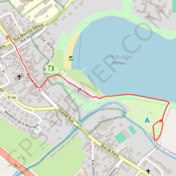 Itinéraire Coulonges-sur-Sarthe Cyclisme, distance, dénivelé, altitude, carte, profil, trace GPS