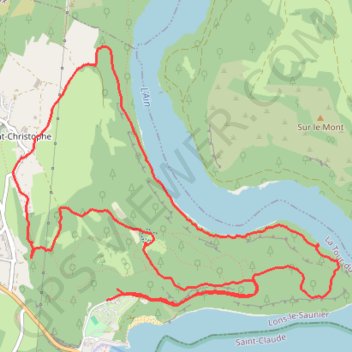 Itinéraire Balade au surchauffant, distance, dénivelé, altitude, carte, profil, trace GPS