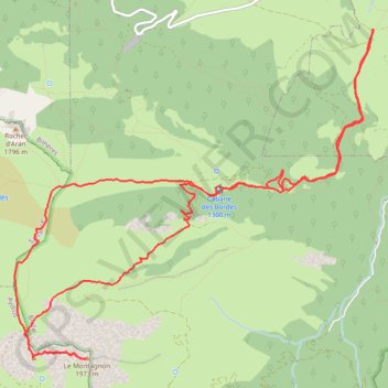 Itinéraire Mailh Massibé et Pic Montagnon, distance, dénivelé, altitude, carte, profil, trace GPS