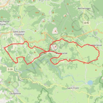 Itinéraire Randonnée Capitolienne, distance, dénivelé, altitude, carte, profil, trace GPS