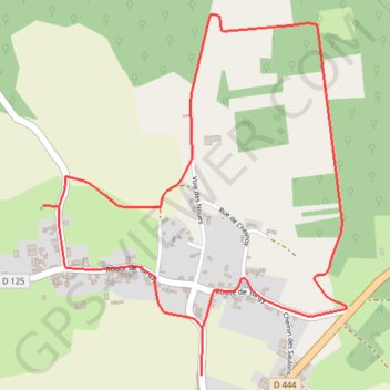 Itinéraire Circuit des petits gués, distance, dénivelé, altitude, carte, profil, trace GPS