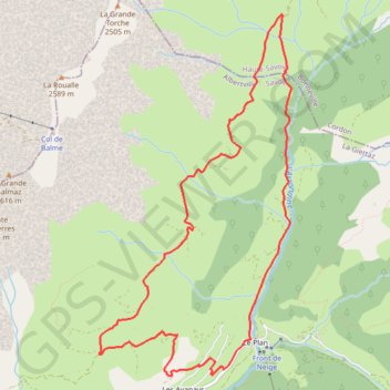 Itinéraire Le Petétruy, distance, dénivelé, altitude, carte, profil, trace GPS