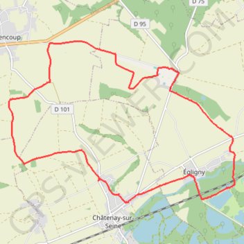 Itinéraire Randonnée en bassée Montois, distance, dénivelé, altitude, carte, profil, trace GPS