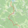 Itinéraire Circuit dans le Morvan Etape 5, distance, dénivelé, altitude, carte, profil, trace GPS