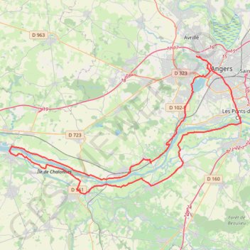 Itinéraire Montjean_81 km km-17055253-17314336, distance, dénivelé, altitude, carte, profil, trace GPS