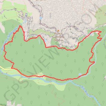 Itinéraire Faja Racón: 01 JUIN 2016 08:35, distance, dénivelé, altitude, carte, profil, trace GPS