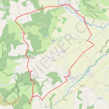 Itinéraire Marche Boudes, Madriat, Letz, Brugère et Charmet, distance, dénivelé, altitude, carte, profil, trace GPS