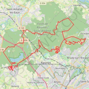 Itinéraire Roc des terrils, distance, dénivelé, altitude, carte, profil, trace GPS