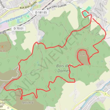 Itinéraire JAUNE 9.3km_Grande Boucle 9.3km, distance, dénivelé, altitude, carte, profil, trace GPS