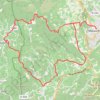 Itinéraire Entre Ventoux et Dentelles - Malaucène, distance, dénivelé, altitude, carte, profil, trace GPS