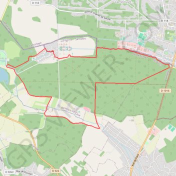 Itinéraire Rando a Royaumont, distance, dénivelé, altitude, carte, profil, trace GPS