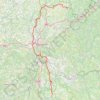 Itinéraire La Méchaussie - Rocamadour, distance, dénivelé, altitude, carte, profil, trace GPS