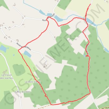 Itinéraire La boucle du Puy de Lanouaille, distance, dénivelé, altitude, carte, profil, trace GPS