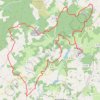 Itinéraire CAUX CHAVAGNAC LA VERINE MEUZAC VTT, distance, dénivelé, altitude, carte, profil, trace GPS