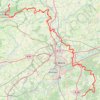 Itinéraire Savigné-l'Évêque Mont-Saint-Jean, distance, dénivelé, altitude, carte, profil, trace GPS