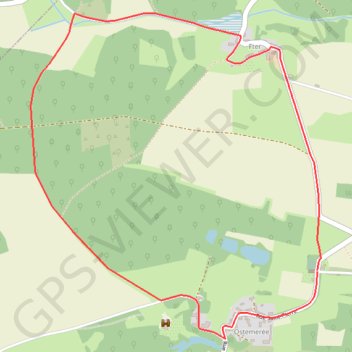 Itinéraire ONHAYE-SERVILLE-Ostemerée-Fter, distance, dénivelé, altitude, carte, profil, trace GPS