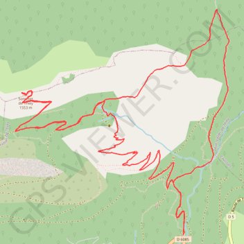 Itinéraire La Montagne de Thiey, distance, dénivelé, altitude, carte, profil, trace GPS