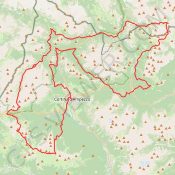 Itinéraire Lavaredo Ultra Trail, distance, dénivelé, altitude, carte, profil, trace GPS