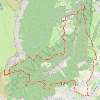 Itinéraire Col de l'Arc par la cascade de la Pissarde, distance, dénivelé, altitude, carte, profil, trace GPS