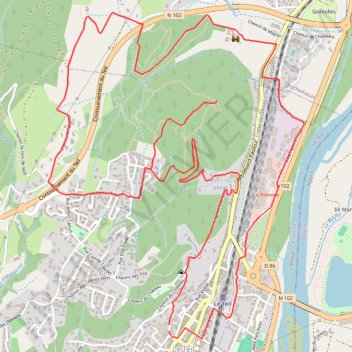 Itinéraire La Madone aux lapins et Château de Joviac au Teil, distance, dénivelé, altitude, carte, profil, trace GPS