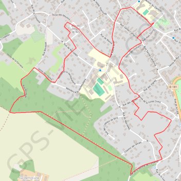 Itinéraire Les coteaux de Bizy - Vernon, distance, dénivelé, altitude, carte, profil, trace GPS