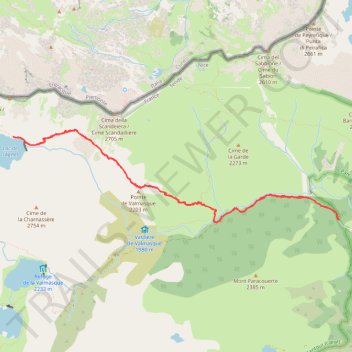 Itinéraire 4 - 2025 10 13 - lac de l'agnel pix, distance, dénivelé, altitude, carte, profil, trace GPS