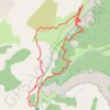 Itinéraire Les Fentes du Parquet Voie de l'Eclair (Vercors), distance, dénivelé, altitude, carte, profil, trace GPS