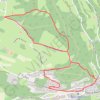 Itinéraire Mont Pélerin - CHARDONNE (Suisse), distance, dénivelé, altitude, carte, profil, trace GPS