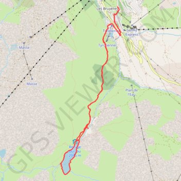 Itinéraire Lac du Lou - Les Ménuires, distance, dénivelé, altitude, carte, profil, trace GPS