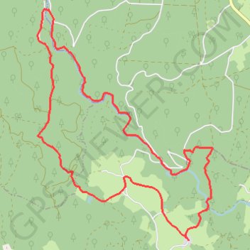 Itinéraire Promenade dans le morvan, distance, dénivelé, altitude, carte, profil, trace GPS
