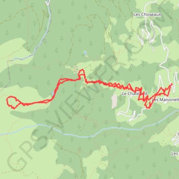 Itinéraire Roche Plane, distance, dénivelé, altitude, carte, profil, trace GPS