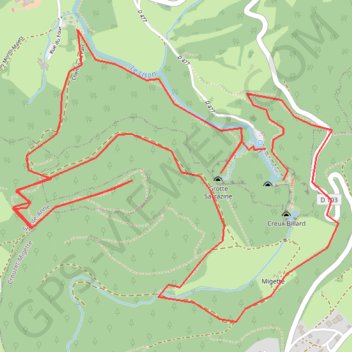 Itinéraire Source du Lison, distance, dénivelé, altitude, carte, profil, trace GPS