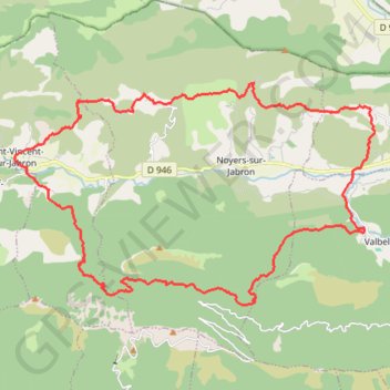 Itinéraire Mission Sisteron (04), distance, dénivelé, altitude, carte, profil, trace GPS