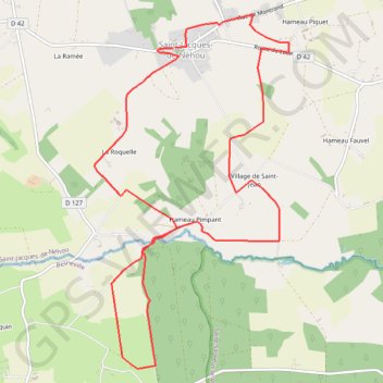 Itinéraire 2 - 12 km, distance, dénivelé, altitude, carte, profil, trace GPS