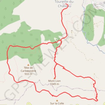 Itinéraire Tour du Mont Lion, distance, dénivelé, altitude, carte, profil, trace GPS