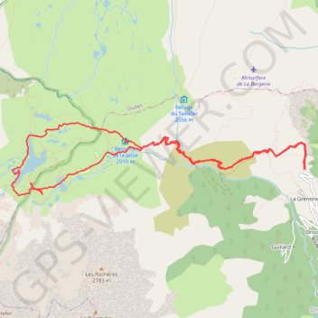 Itinéraire Lac fourchu, distance, dénivelé, altitude, carte, profil, trace GPS